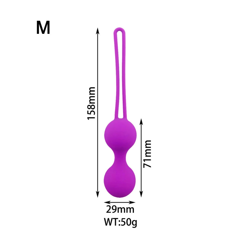 Safe Silicone Vagina Balls Sex Toys For Women Vagina Tighten Exercise Kegel Balls Ben Wa Balls Vibrators Sexy Toys for Womams